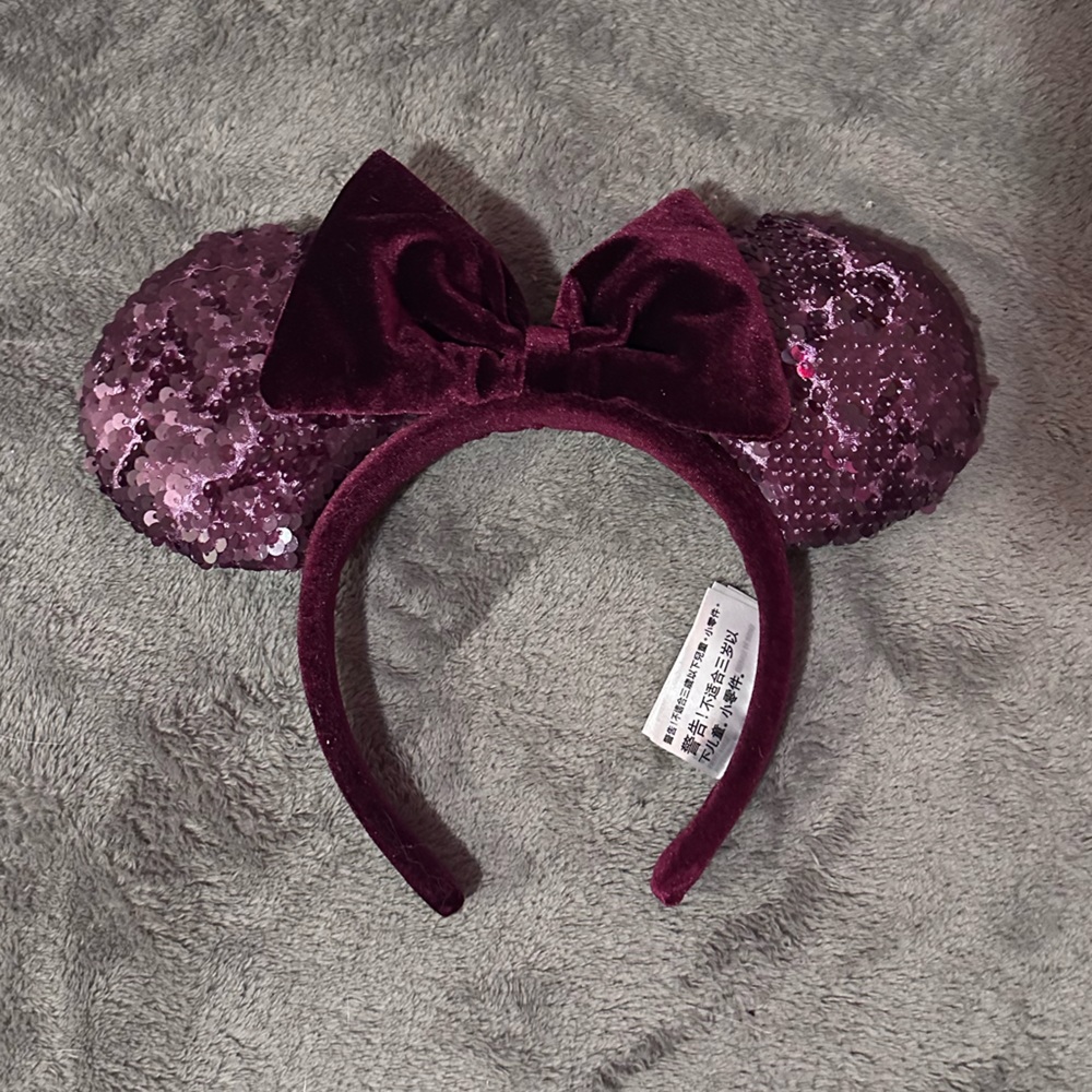 Maroon Mickey ears